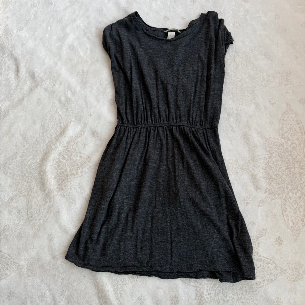 H&M Charcoal Gray Casual Dress